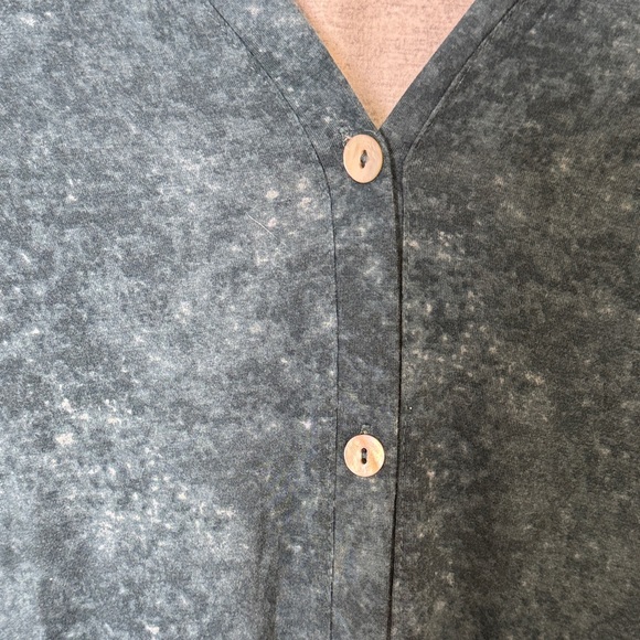 Teal Button-Up Cardigan - Picture 3 of 8